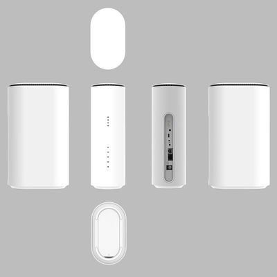 Speed White 5G WiFi Router With Secure Encryption And Multiple LAN Ports