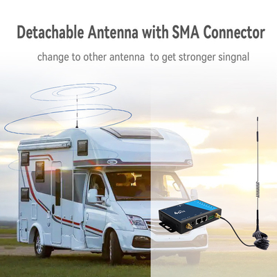 SMA External Antenna CPE Wireless Sim Card Industrial 4G Router With Wifi Repeater